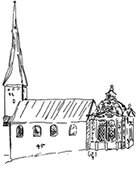 Floda kyrka enl. Peringskiöld anno 1686